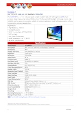 8.4インチ サイネージ向け 超高輝度液晶ディスプレイ LITEMAX DLD0848-Aのカタログ