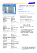 XE303XP　ナノフォーカスＸ線管用高圧電源-フューテックス株式会社のカタログ