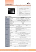 IP66完全防塵防水対応ステンレス筐体Intel- Ultra5搭載版ファンレス15型タッチパネルPC『WTP-9K66-15』-Wincomm Japan Co., Ltd.のカタログ