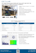 FFT Spectrum Analyzers-ZETLAB Companyのカタログ