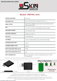 Brochure_XELA_DataSheet 【XELA・Robotics株式会社のカタログ】