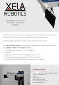 Brochure_XELA_Gripper-XELA・Robotics株式会社のカタログ