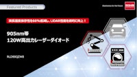 905nm帯 120W高出力レーザーダイオード 【ローム株式会社のカタログ】