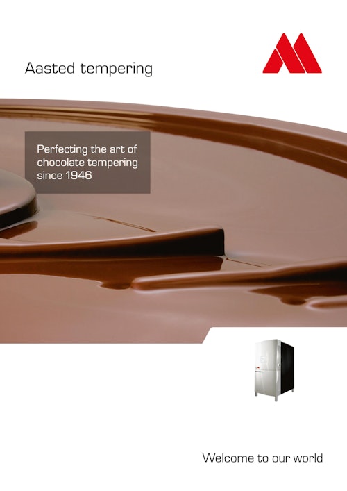 省エネ対応の画期的なテンパリング装置 - Aasted SuperNova (サマック株式会社) のカタログ