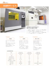 光造形サービスのカタログ