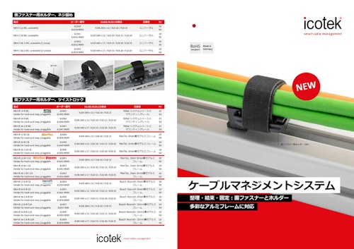 面ファスナー式 結束バンド (株式会社ソルトン) のカタログ