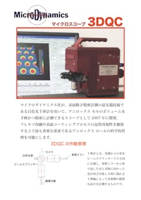 非接触表面検査装置3D-QC 【株式会社テクノサポートのカタログ】