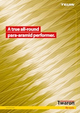 TEIJIN　A true all-round para-aramid performer.のカタログ