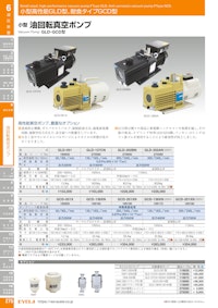 小型油回転真空ポンプGCD-136XN 【東京理化器械株式会社のカタログ】