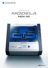MODELA　MDX-50のカタログ