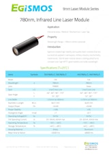 Egismos Japan CO.,LTD.の赤外LEDのカタログ