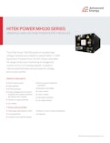 HITEK POWER MH100 SERIES-Advanced Energy Industries, Inc.のカタログ