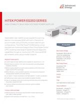 HITEK POWER EG353 SERIESのカタログ