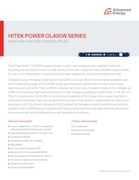 HITEK POWER OL400W SERIES 【Advanced Energy Industries, Inc.のカタログ】