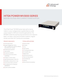 HITEK POWER MV3000 SERIES 【Advanced Energy Industries, Inc.のカタログ】