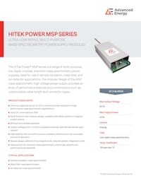 HITEK POWER MSP SERIES 【Advanced Energy Industries, Inc.のカタログ】