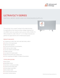 ULTRAVOLT VSERIES 【Advanced Energy Industries, Inc.のカタログ】