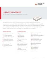 ULTRAVOLT D SERIES 【Advanced Energy Industries, Inc.のカタログ】