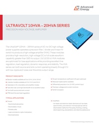 ULTRAVOLT 10HVA – 20HVA SERIES 【Advanced Energy Industries, Inc.のカタログ】