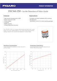 FECS41-250　for the Detection of NitricOxide 【フィガロ技研株式会社のカタログ】