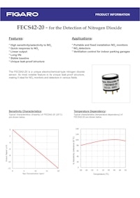 FECS42-20　for the Detection of Nitrogen Dioxide 【フィガロ技研株式会社のカタログ】