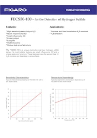 FECS50-100　for the Detection of Hydrogen Sulfide 【フィガロ技研株式会社のカタログ】