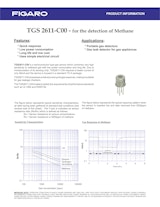 TGS2611-C00　for the detection of Methaneのカタログ