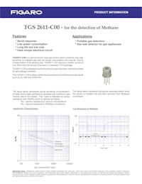 TGS2611-C00　for the detection of Methane 【フィガロ技研株式会社のカタログ】