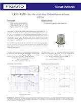 TGS3830　for the detection Chlorofluorocarbonsのカタログ