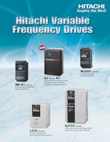 Hitachi Variable Frequency Drivesのカタログ