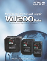 Pursuing the Ideal Compact Inverter WJ200seriesのカタログ