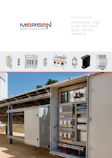 SOLUTIONS GUIDE OFFERING FOR LOW VOLTAGE ELECTRICAL PANELSのカタログ