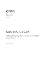 CSG14K_CSG8K 13.8Mp_8.3Mp High Speed Global Shutter CMOS Image Sensorのカタログ