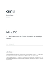 Mira130 1.3 MP NIR Enhanced Global Shutter CMOS Image Sensorのカタログ