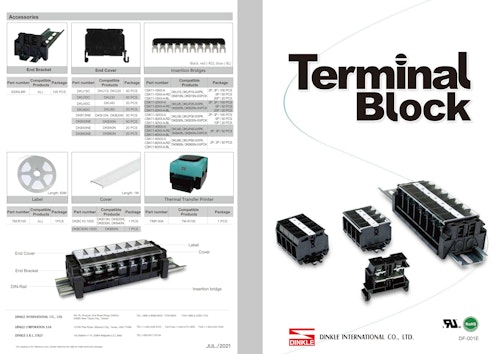 TerminalBlock DF-001E (Dinkle International Co. Ltd.) のカタログ