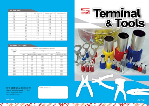 Terminal&Tools (Dinkle International Co. Ltd.) のカタログ