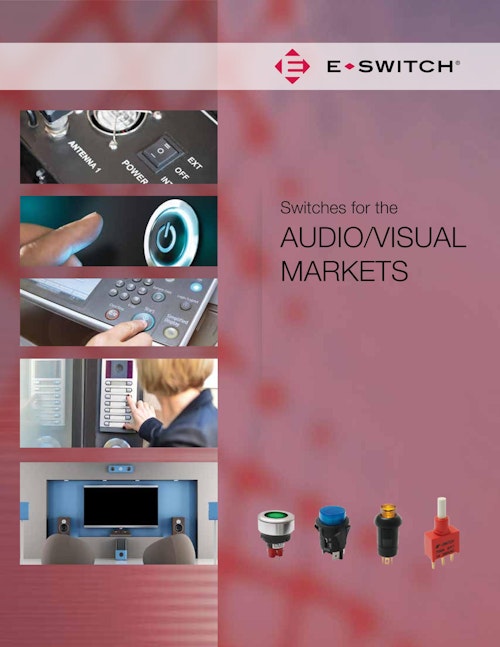 E SWITCH Switches for the AUDIO/VISUAL MARKETS (ESwitch, Inc.) のカタログ無料