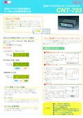 高速アナログ出力付パルスカウンタCNT-723-ココリサーチ株式会社のカタログ