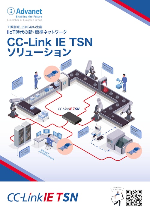 【CC-Link IE TSNソリューション】工数削減、止まらない生産 IIOT時代の新・標準ネットワーク (株式会社アドバネット) のカタログ