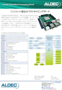 TySOM-M 組込みプロトタイピングボード 【アルデック・ジャパン株式会社のカタログ】