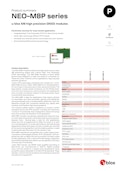 NEO-M8P series　u-blox M8 high precision GNSS modules-u-blox Japanのカタログ