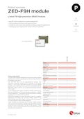 ZED-F9H module　u-blox F9 high precision GNSS module-u-blox Japanのカタログ