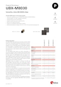 UBX-M8030　Versatile u-blox M8 GNSS chips-u-blox Japanのカタログ