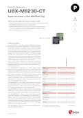 UBX-M8230-CT　Super low power u-blox M8 GNSS chip-u-blox Japanのカタログ