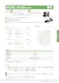 マルチダイヤル付精密ニードルバルブ　MODEL 2412M SERIES-コフロック株式会社のカタログ