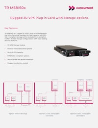 MS8/60x-RCS – 堅牢な3U VPXストレージプラグインカード 【アスコット株式会社のカタログ】