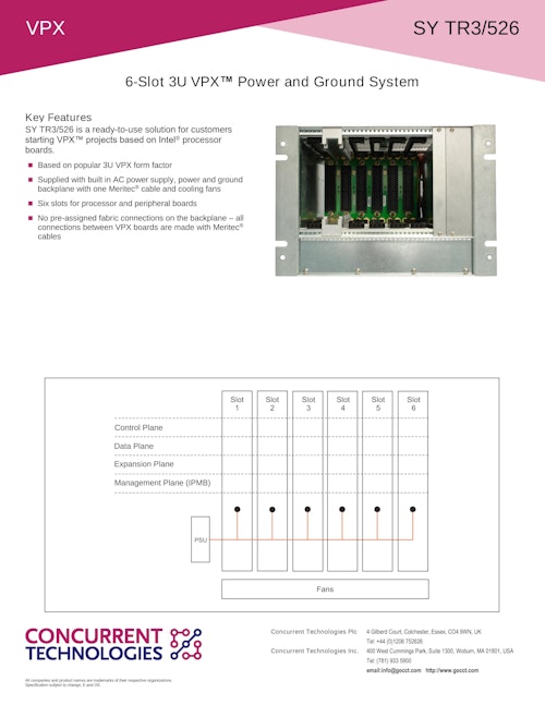 SY TR3/526 - VPX 開発システム (アスコット株式会社) のカタログ