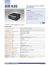 NVIDIA Jetson 小型AIコンピュータ AIR-030 【アドバンテック株式会社のカタログ】