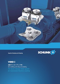 SCHUNK VERO-S　自動マシンローディング用　クイックチェンジ・パレットシステム 【シュンク・ジャパン株式会社のカタログ】