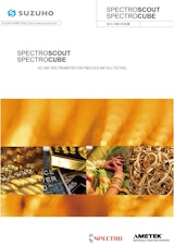 SPECTROSCOUT SPECTROCUBE 蛍光X線分析装置のカタログ